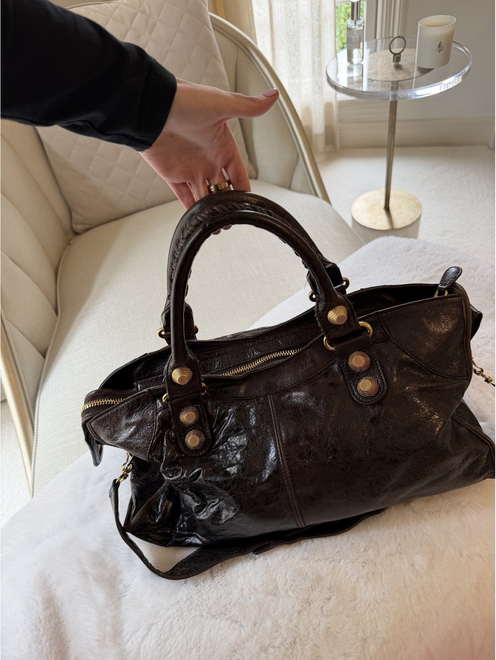 Balenciaga Classic City Bag (Motorcycle Bag) - Giant Hardware, Large/Work